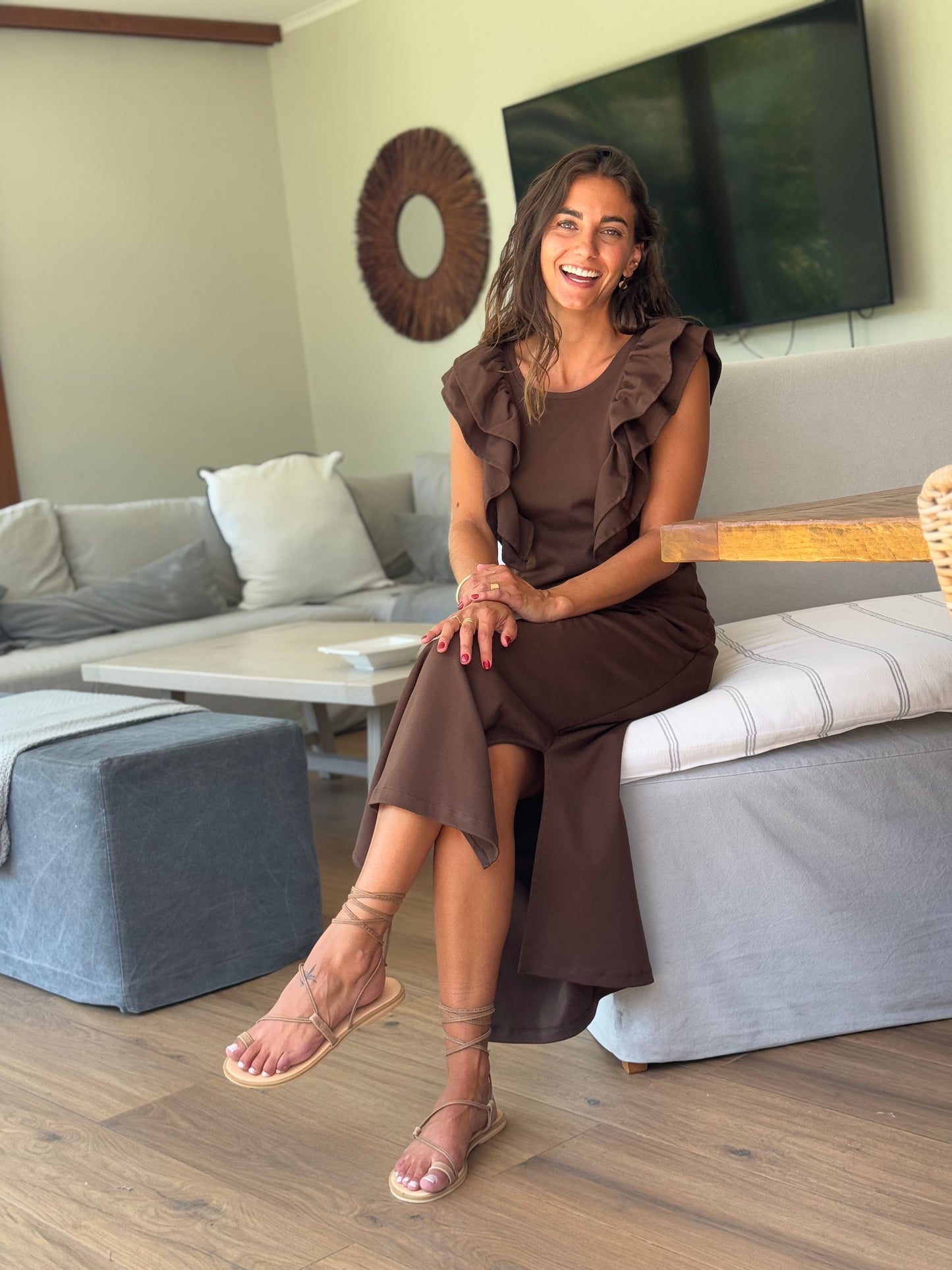 Milan Sandal - Camel