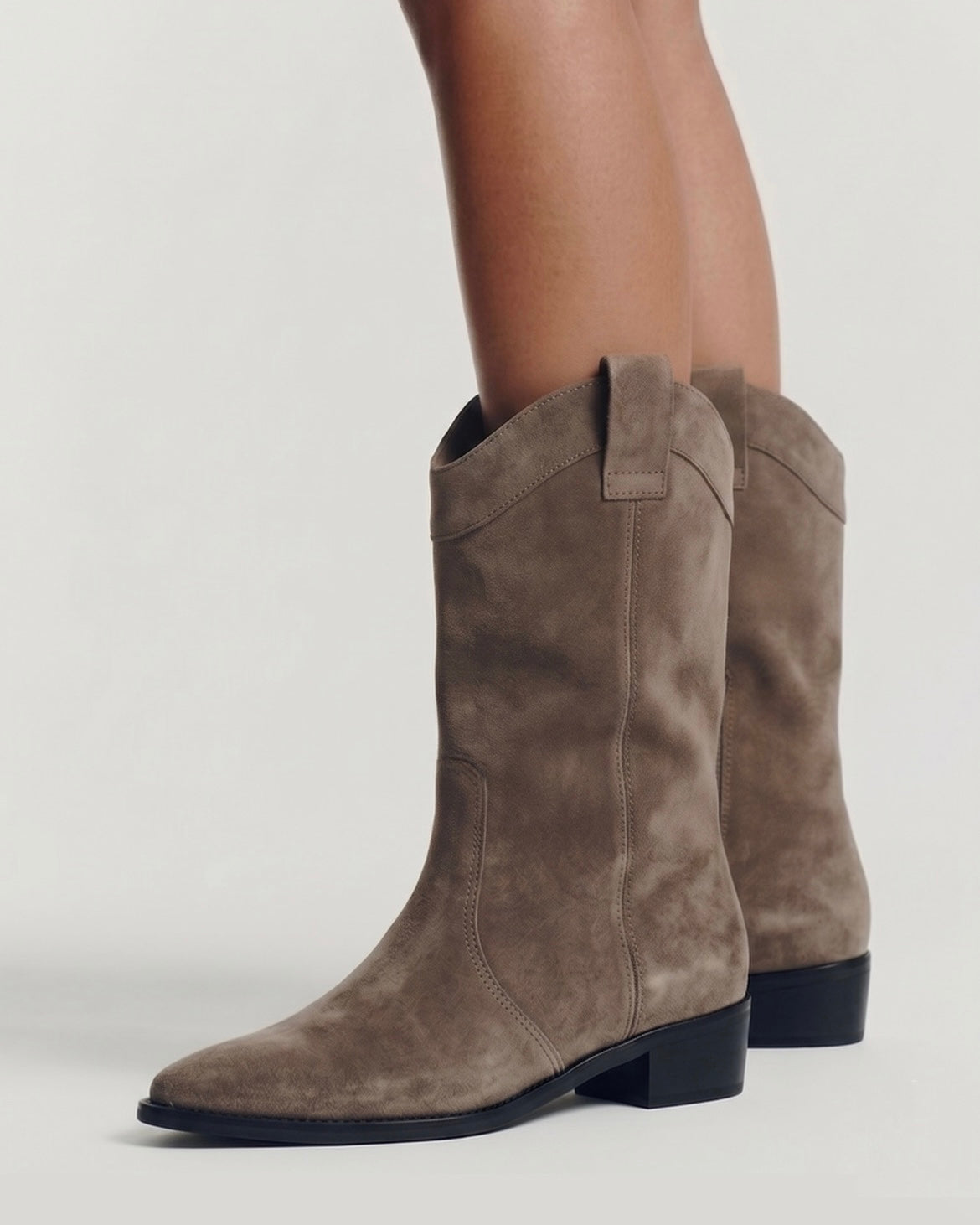 Bota Gardena - Taupe Gamuza