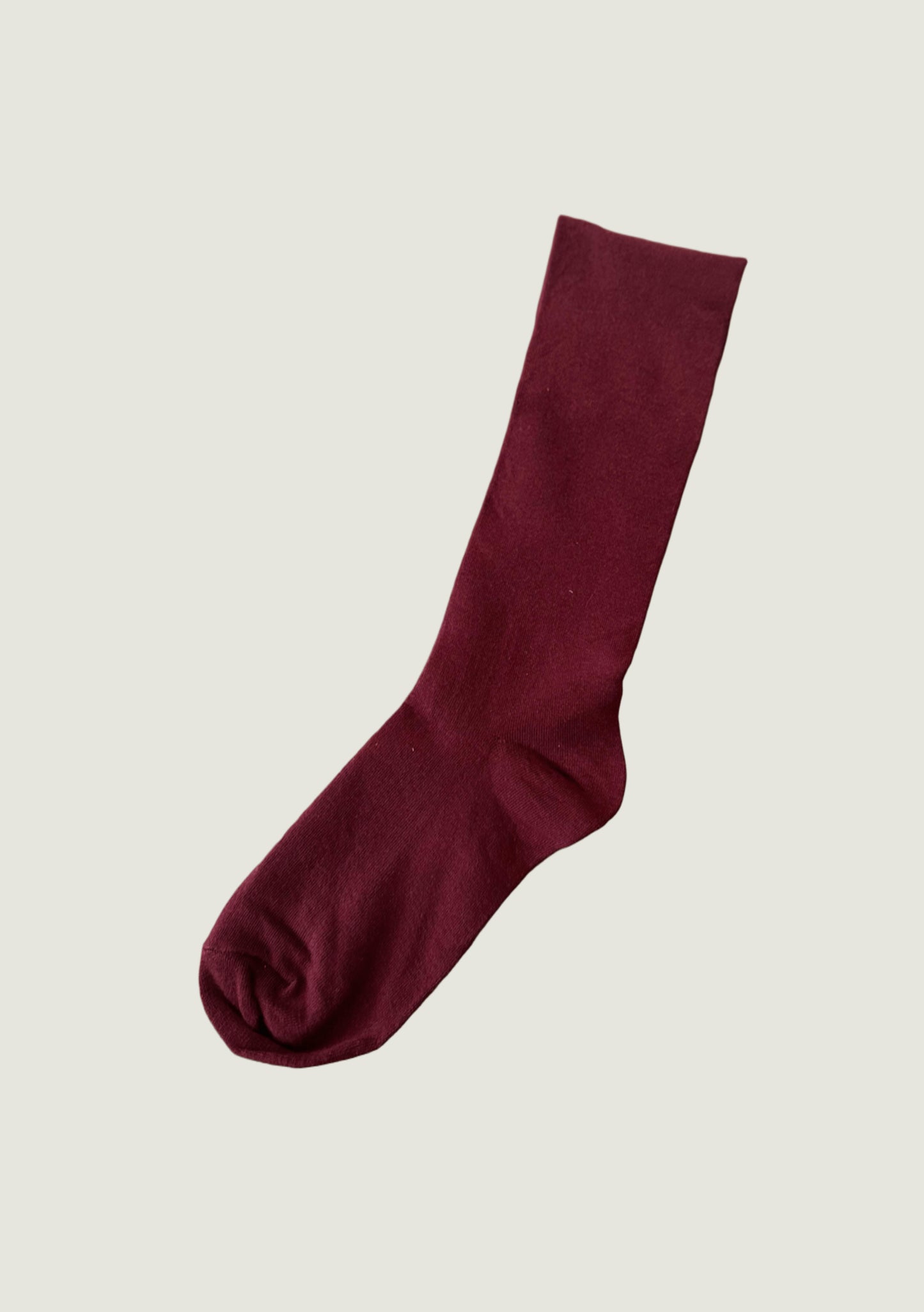 Socks Long Burgundy