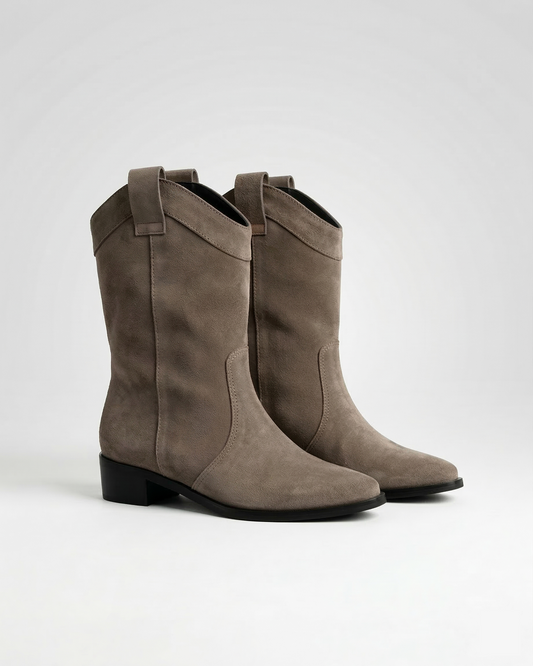 Bota Gardena Taupe Gamuza