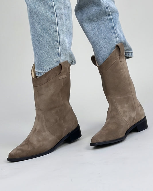Bota Gardena - Taupe Gamuza
