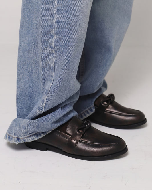 Mocasin Parma - Negro Bronce