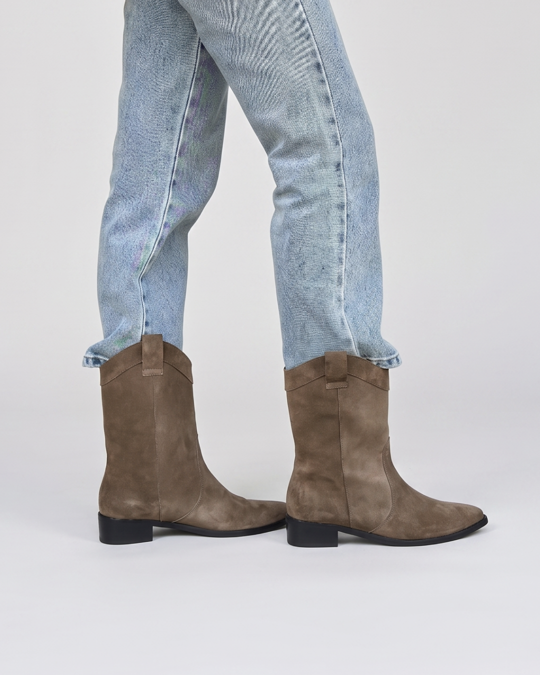 Bota Gardena - Taupe Gamuza