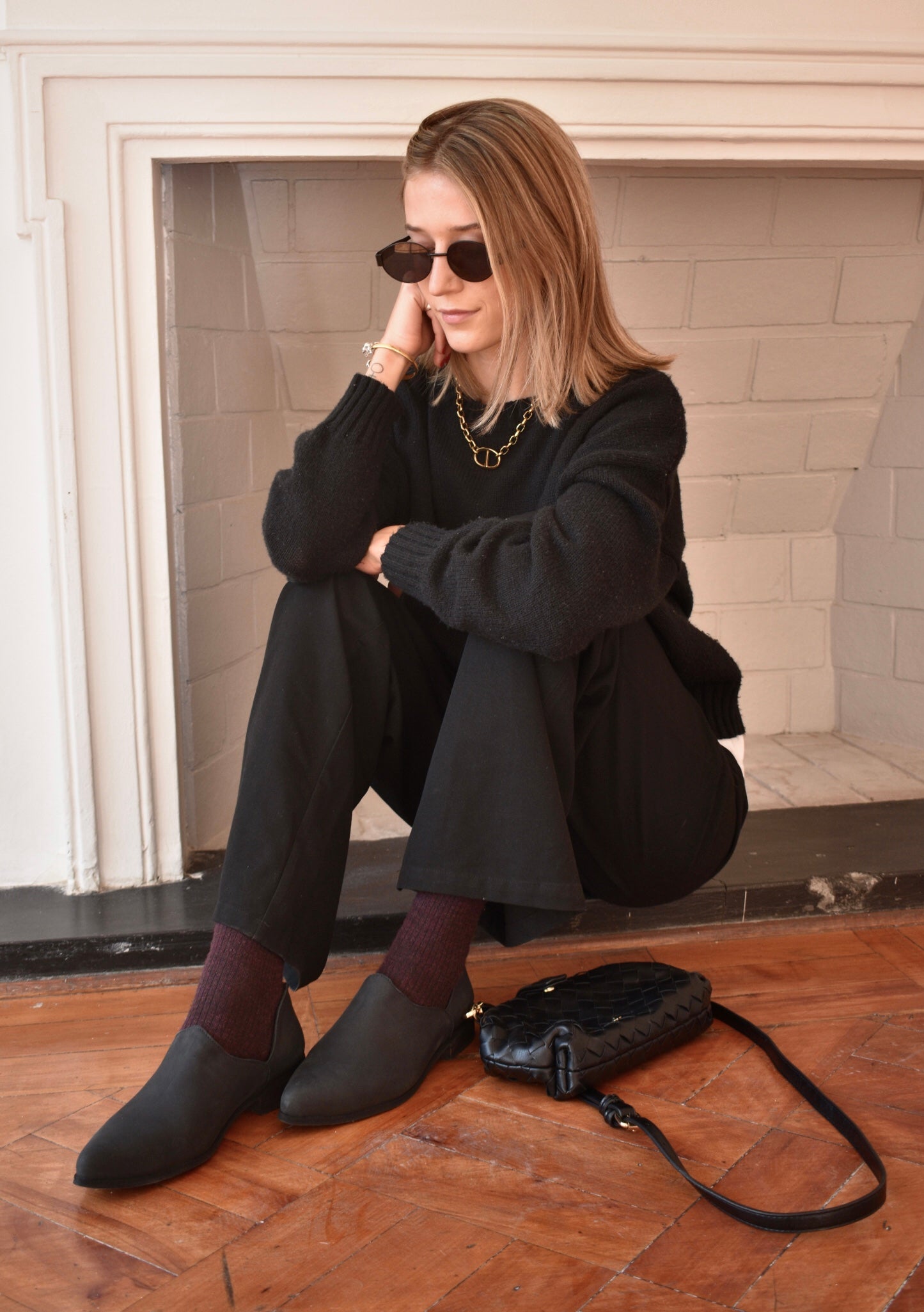 Botín Toscana - Negro Cuero