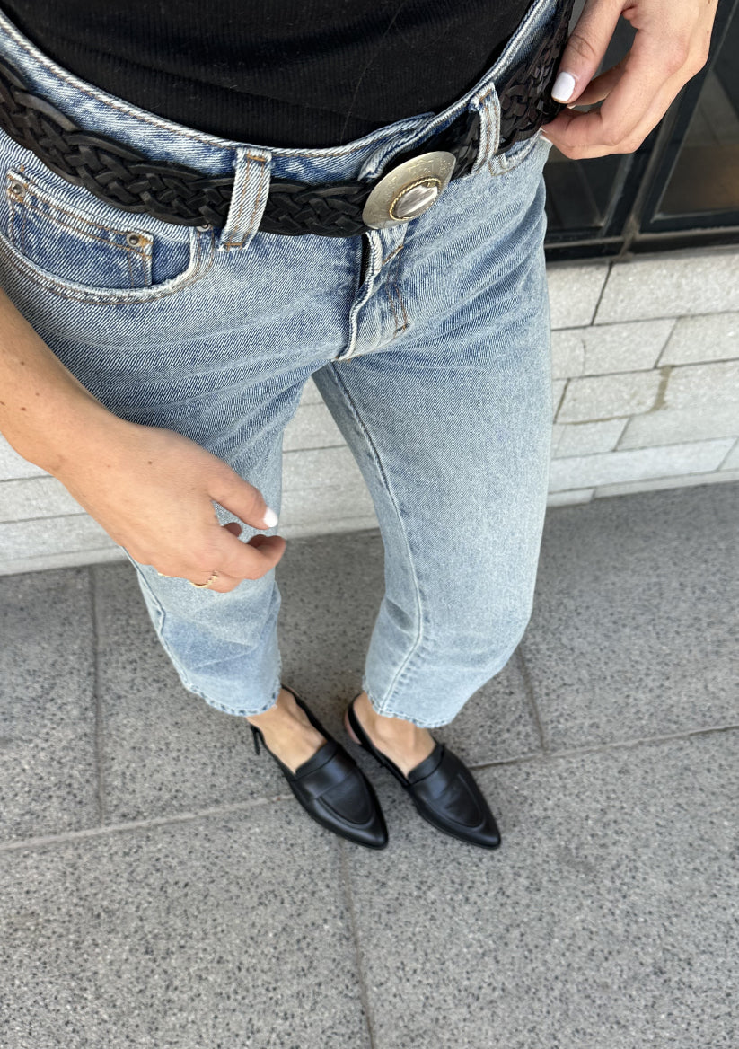 Babucha Creta - Negro