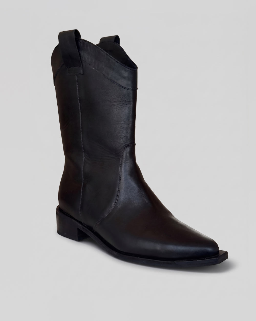 Bota Gardena - Negro Cuero