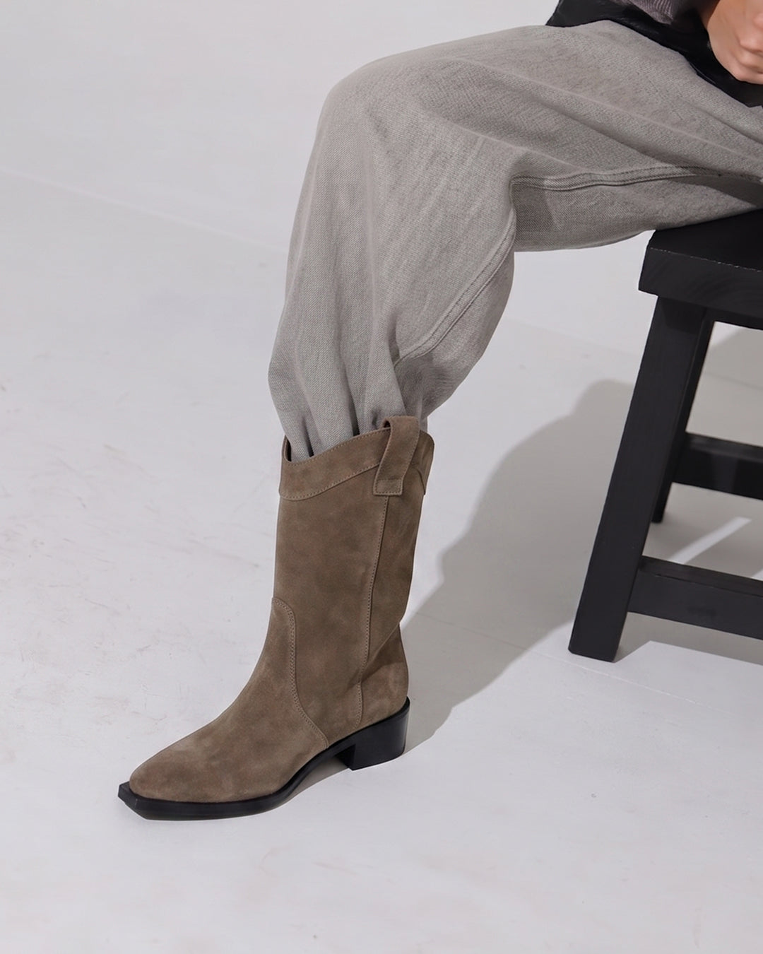 Bota Gardena - Taupe Gamuza