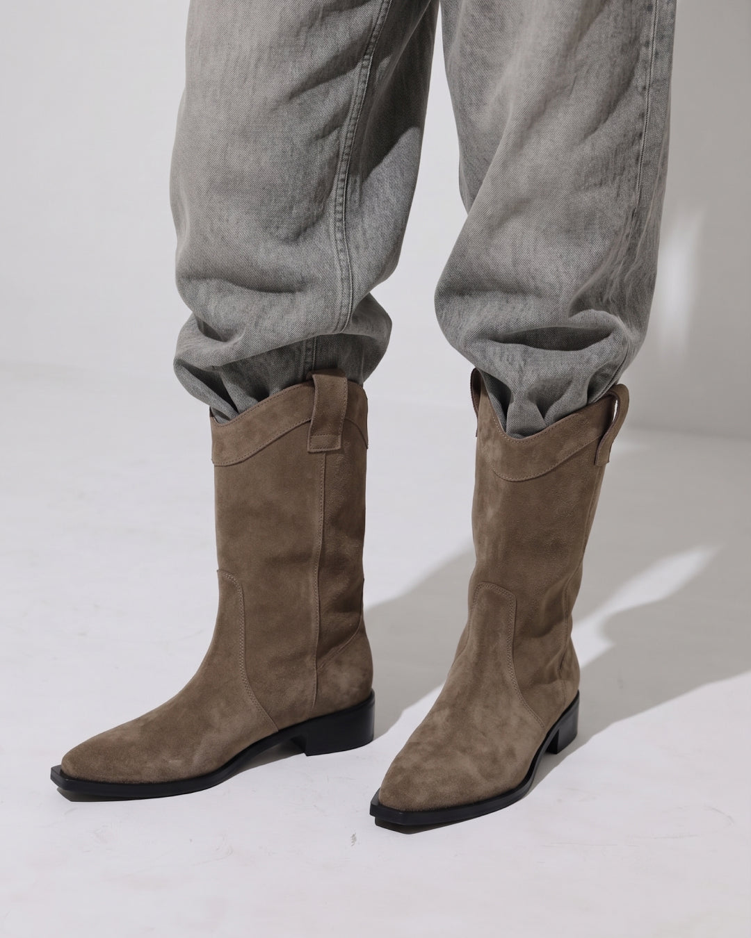 Bota Gardena - Taupe Gamuza