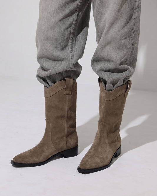 Bota Gardena - Taupe Gamuza