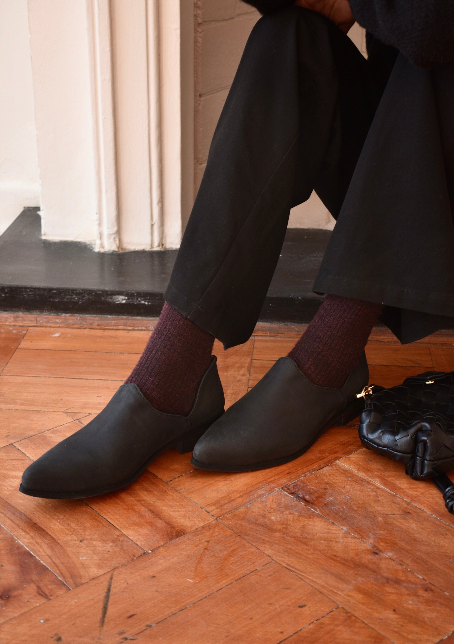 Botín Toscana - Negro Cuero