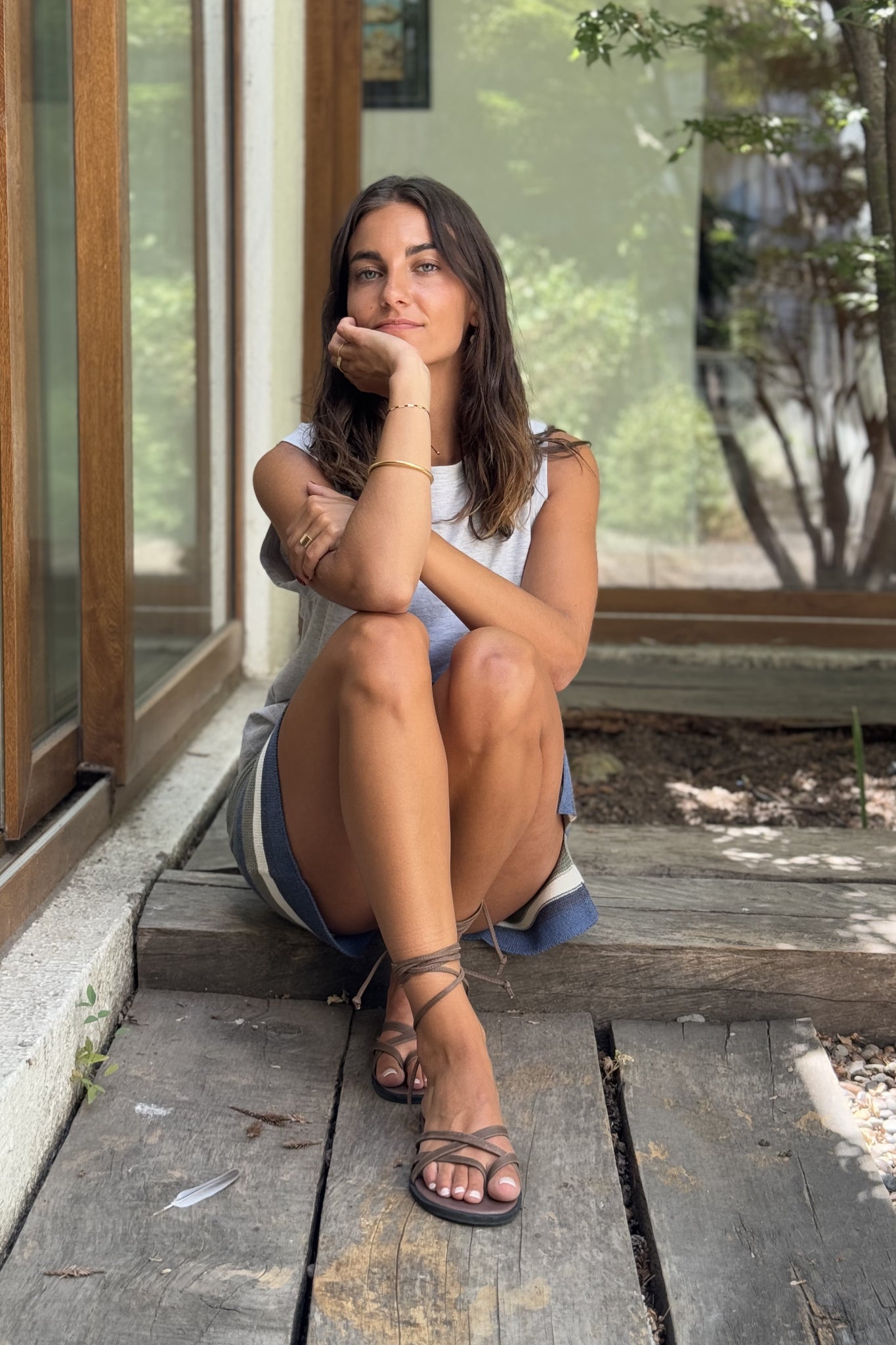 Menorca Sandal - Café