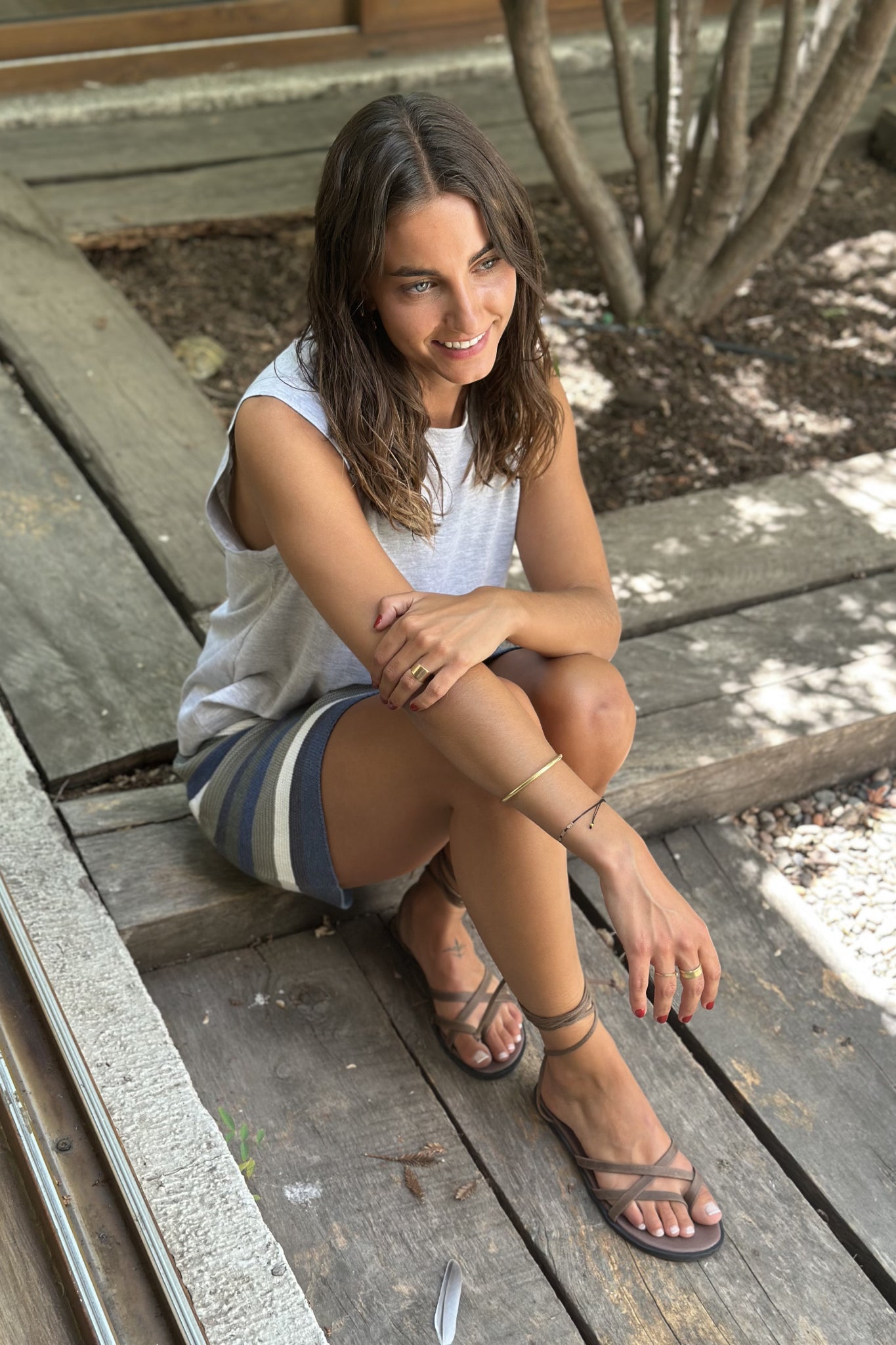 Menorca Sandal - Café