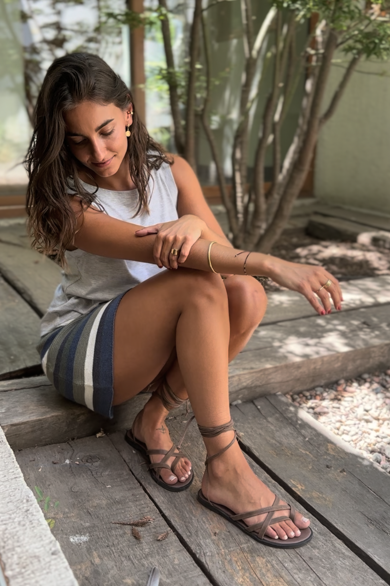 Menorca Sandal - Café