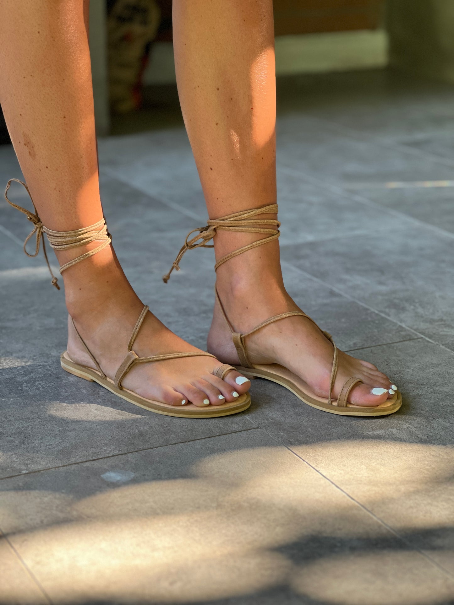 Milan Sandal - Camel