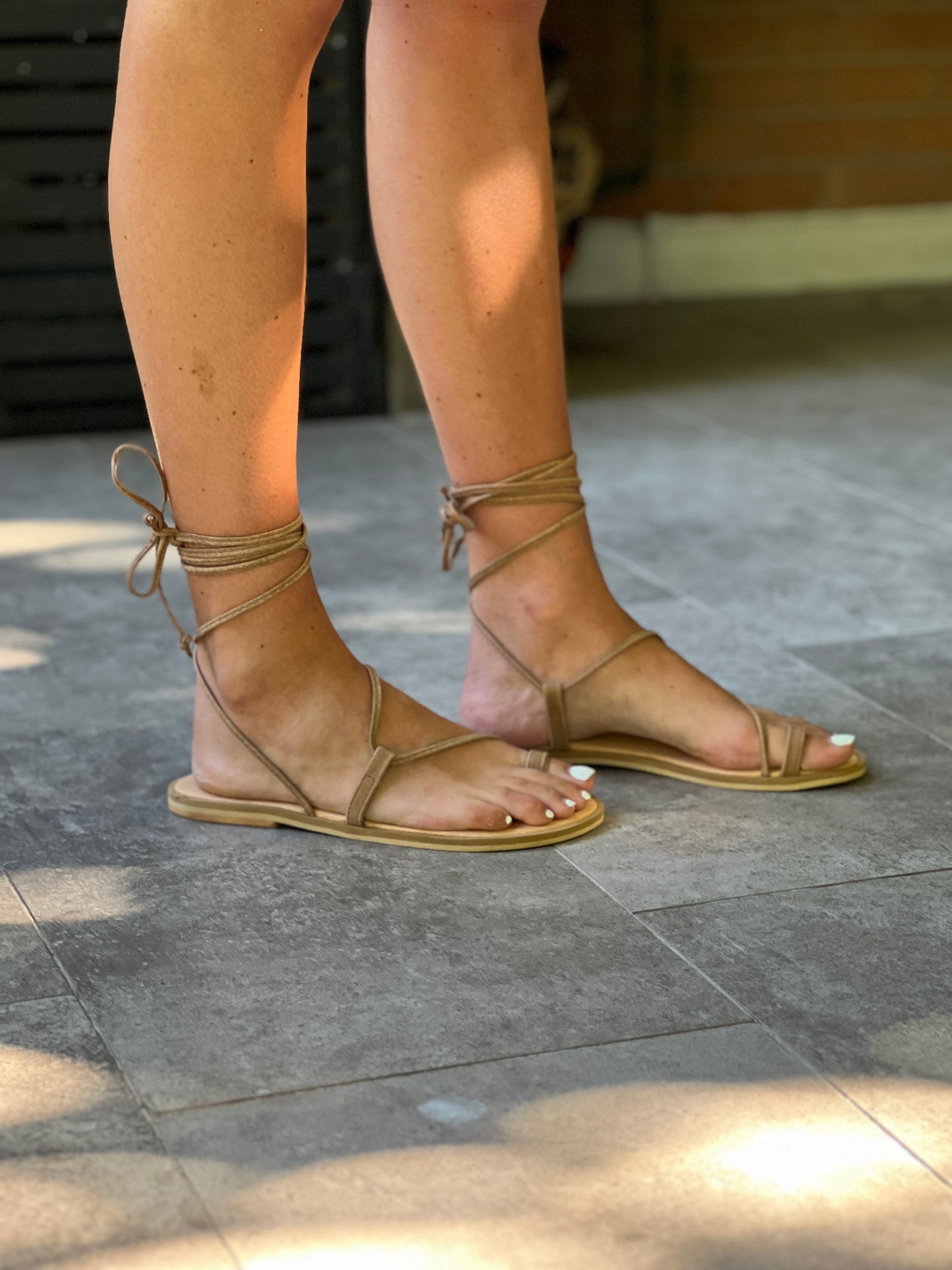 Milan Sandal - Camel