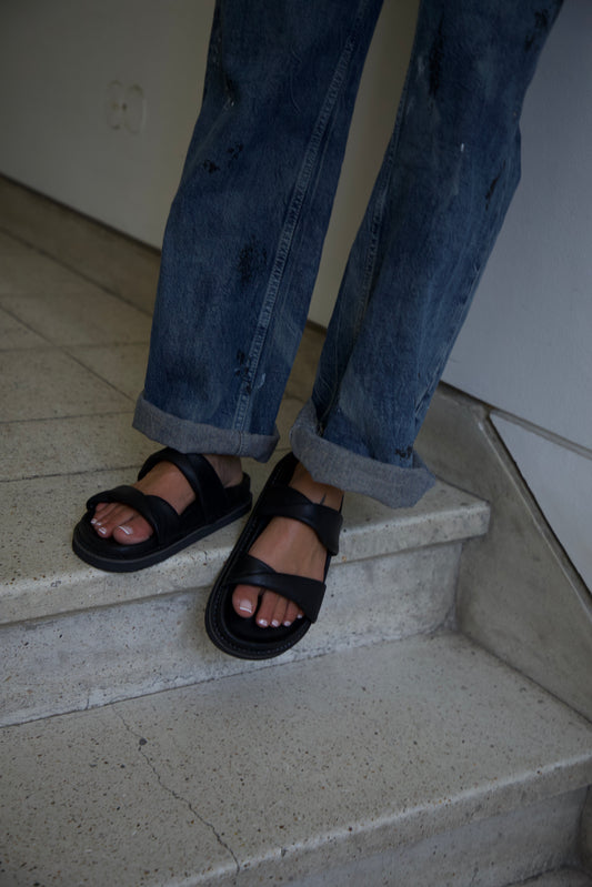 Manly Sandal - Negro